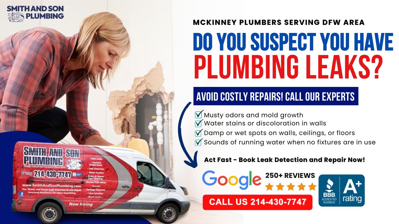 Leak Detection and repair plumbers in McKinney TX